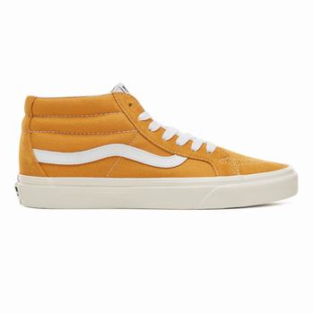 Panske Kotnikove Tenisky Vans Suede Retro Sport Sk8-Mid Reissue Oranžové Kvetinové VA63AKUBT